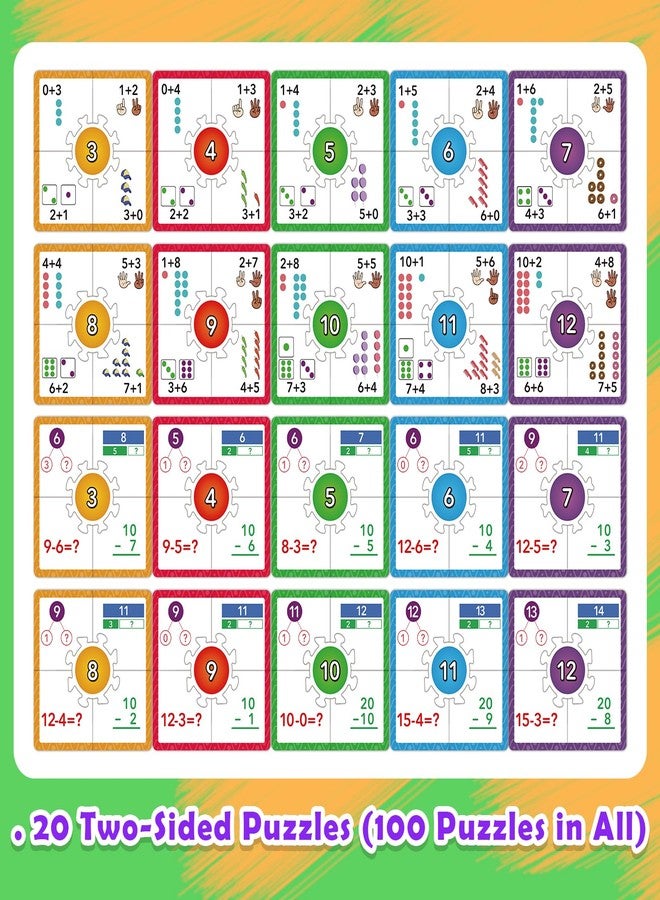 Edulok Math Games for Kids 5-7, Addition and Subtraction Educational Games, Kindergarten Learning Activities, Classroom Must Haves - Image 5